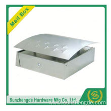 SMB-007SS 2015 wholesale stainless steel free standing wall mounted mailbox